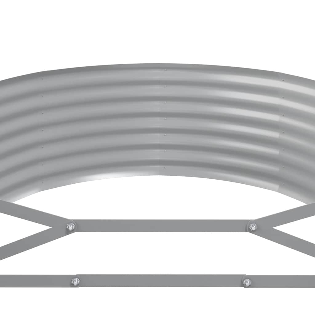 Jardinera Arriate Acero Galvanizado Antracita 249x100x36cm_4
