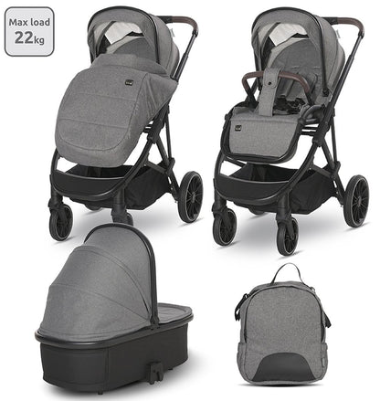 Carrito De Bebé Duo Aria Hasta 22 Kg Grey_0