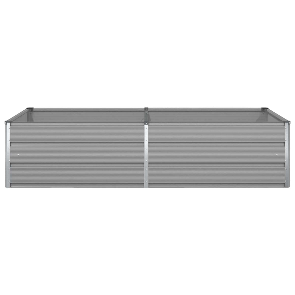 Jardinera Gris Claro 195 X 100 X 45 Cm Acero Galvanizado_4