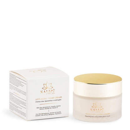 Crema De Noche Reparadora Antiarrugas Con Aloe Vera, Centella Asiatica Y Rosa Mosqueta._0