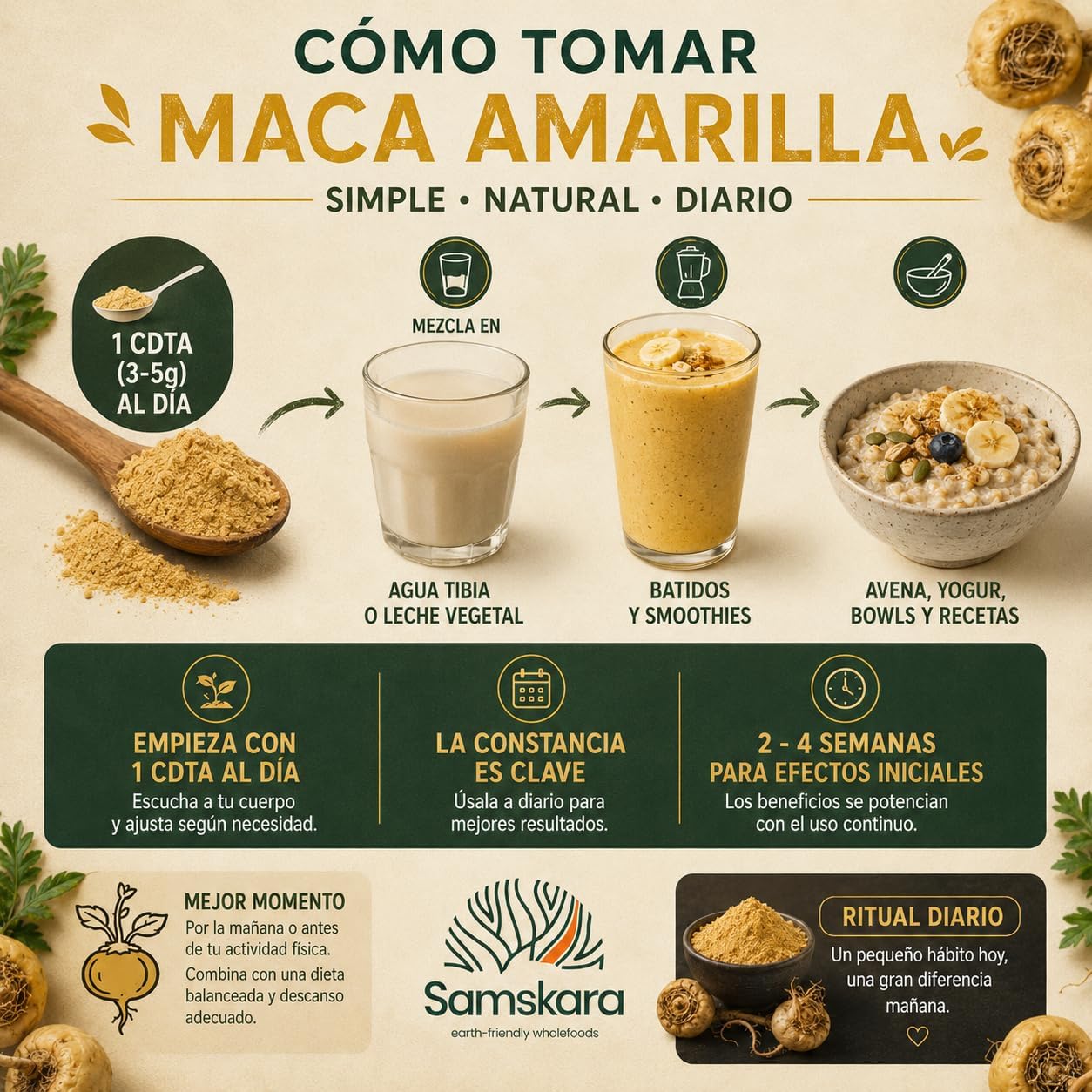 Maca En Polvo Bio - 4kg | Superalimento Ecológico Vegano Para Batidos, Smoothies Y Zumos, Sin Azúcares Añadidos_4