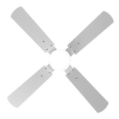 Ventilador 18w Dc Hupe Blanco 4 Asp.6 Vel.107d Remoto,memoria Y Temp.3000-4000-6000k_1