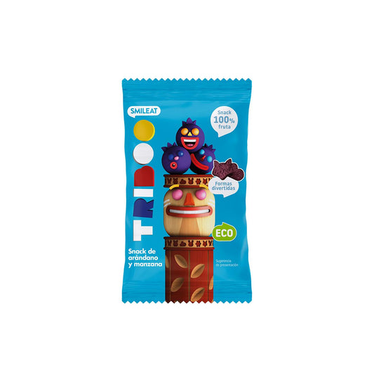 Snack de Maçã e Mirtilo Biológico 25g, Triboo