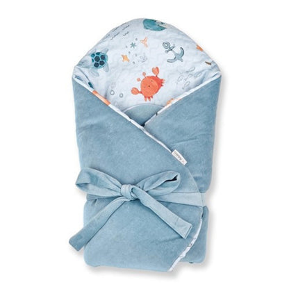 Saco Capazo Bebé Velour Sea World_0