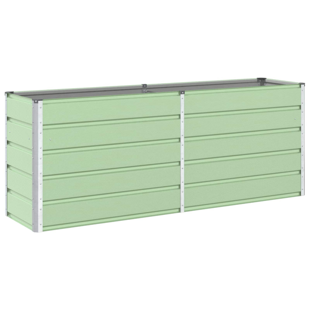 Jardinera Verde Pastel 195 X 50 X 77 Cm Acero Galvanizado_0