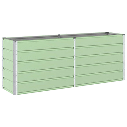 Jardinera Verde Pastel 195 X 50 X 77 Cm Acero Galvanizado_0