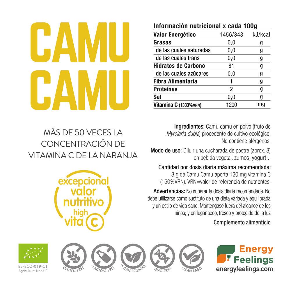 Camu Camu BIO em pó Energy Feelings 100 g