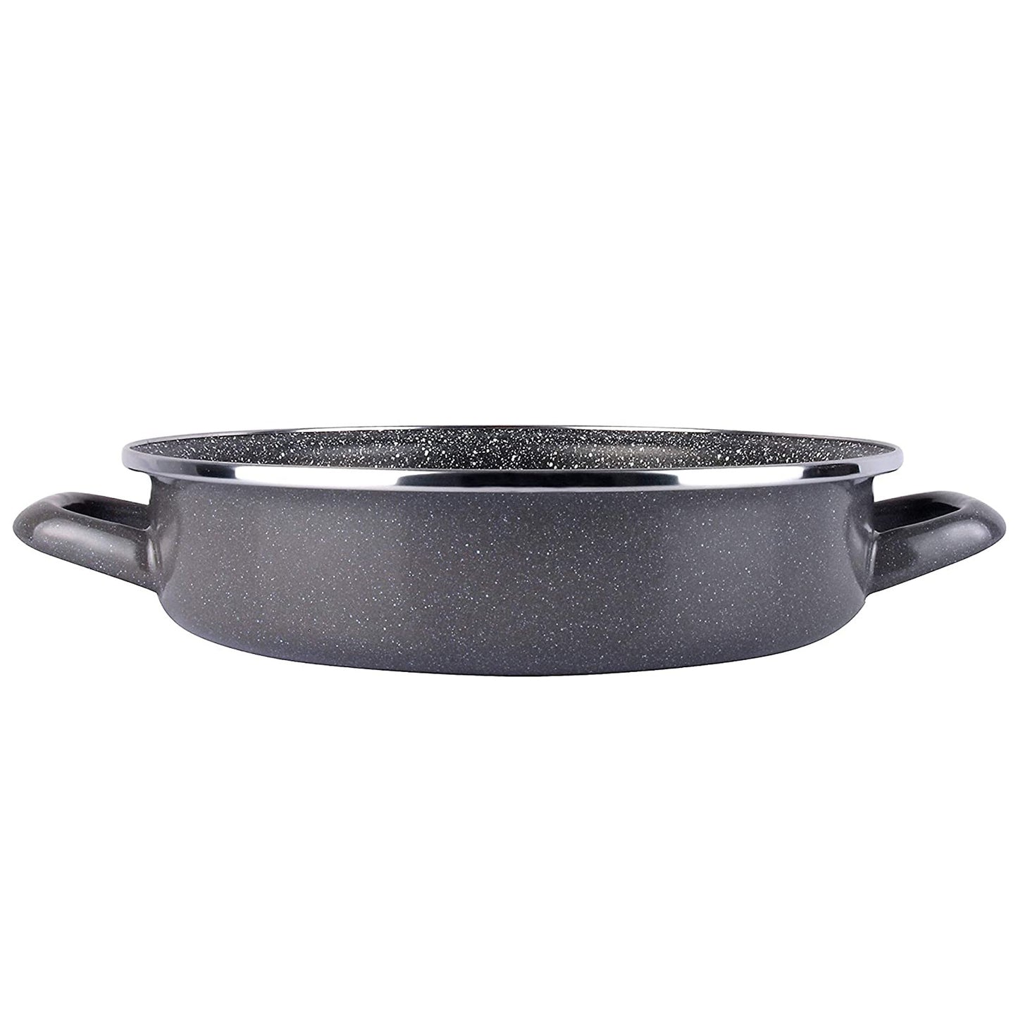 Magefesa K2 Gransasso Tartera 28, Acero Esmaltado Vitrificado, En Gris, Inducción Y Lavavajillas_4