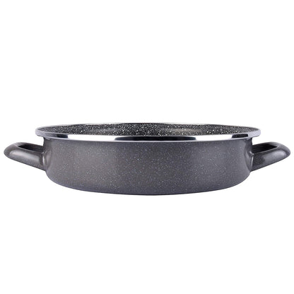 Magefesa K2 Gransasso Tartera 28, Acero Esmaltado Vitrificado, En Gris, Inducción Y Lavavajillas_4