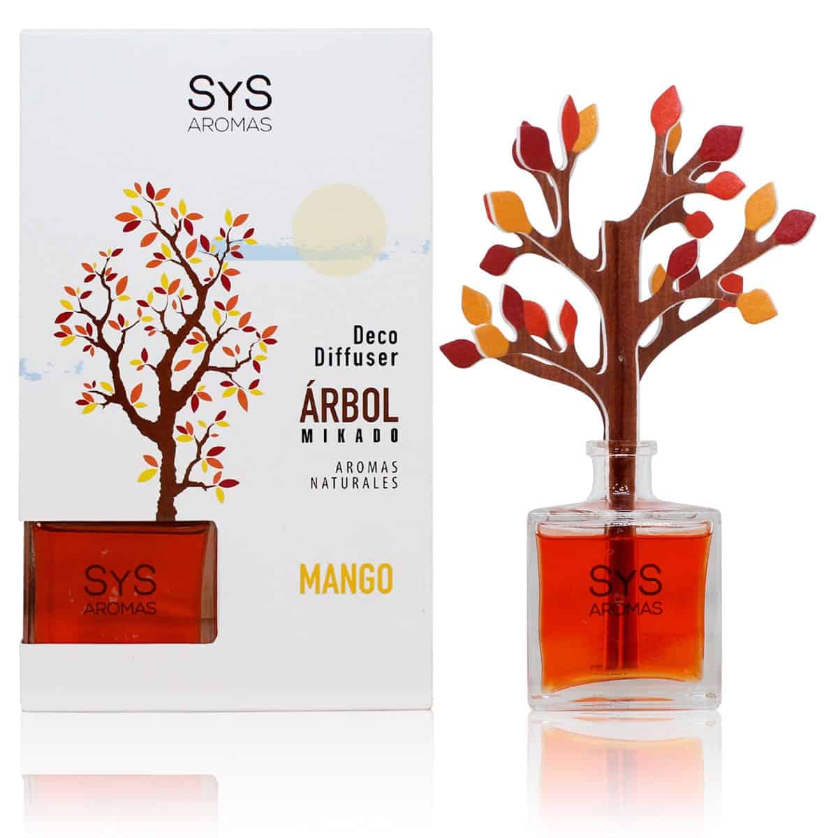 Difusor de Varillas Mango 90 ml | Aroma Tropical Dulce | Mikado Hogar | Ambiente Exótico_0
