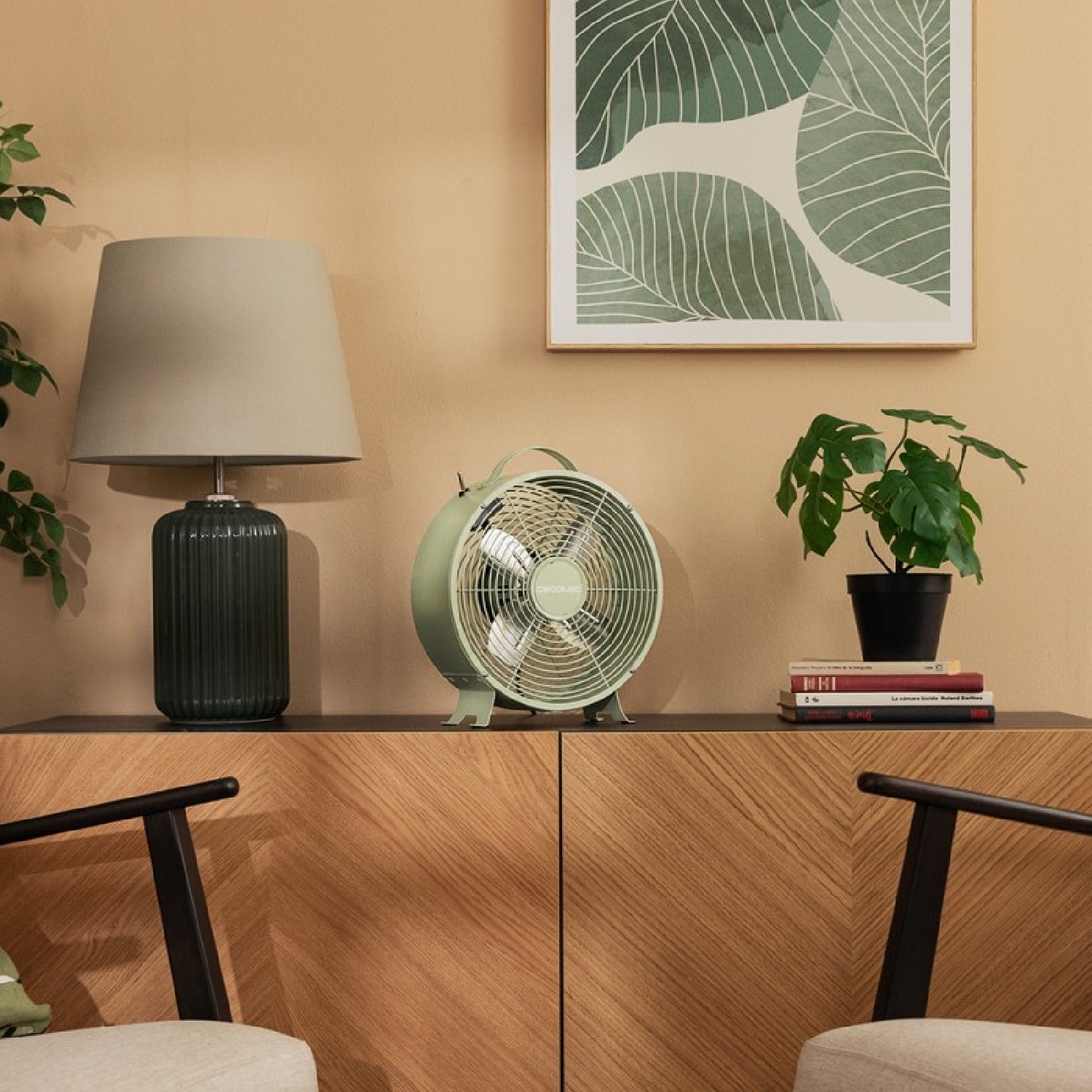 Cecotec Ventilador De Sobremesa Energysilence 400 Retrodesk Green Cecotec_2
