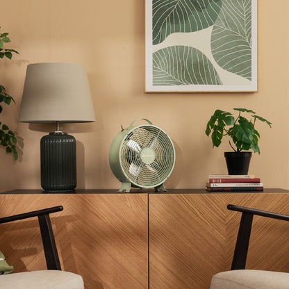 Cecotec Ventilador De Sobremesa Energysilence 400 Retrodesk Green Cecotec_2