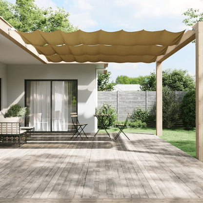 Vidaxl Toldo Vertical Beige 140x600 Cm Tela Oxford_1