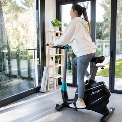 Cecotec Bicicleta Estática Drumfit Cycle 9000 Talos Pro X. Volante De Inercia De 9 Kg Resistencia Magnética Motorizada M_1