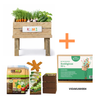 Mesa De Cultivo Infantil De Madeira Com Kit De Cultivo Ecológico | Vida Huerto 60x40x55 Cm