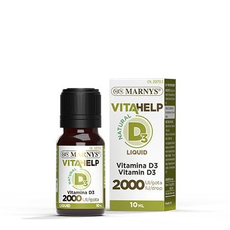 Vitamina D 2000 UI Líquida Linha VITAHELP
