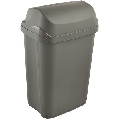 Cubo De Basura Eco Con Tapa Deslizante, 25 L, Rasmus, Gris_1