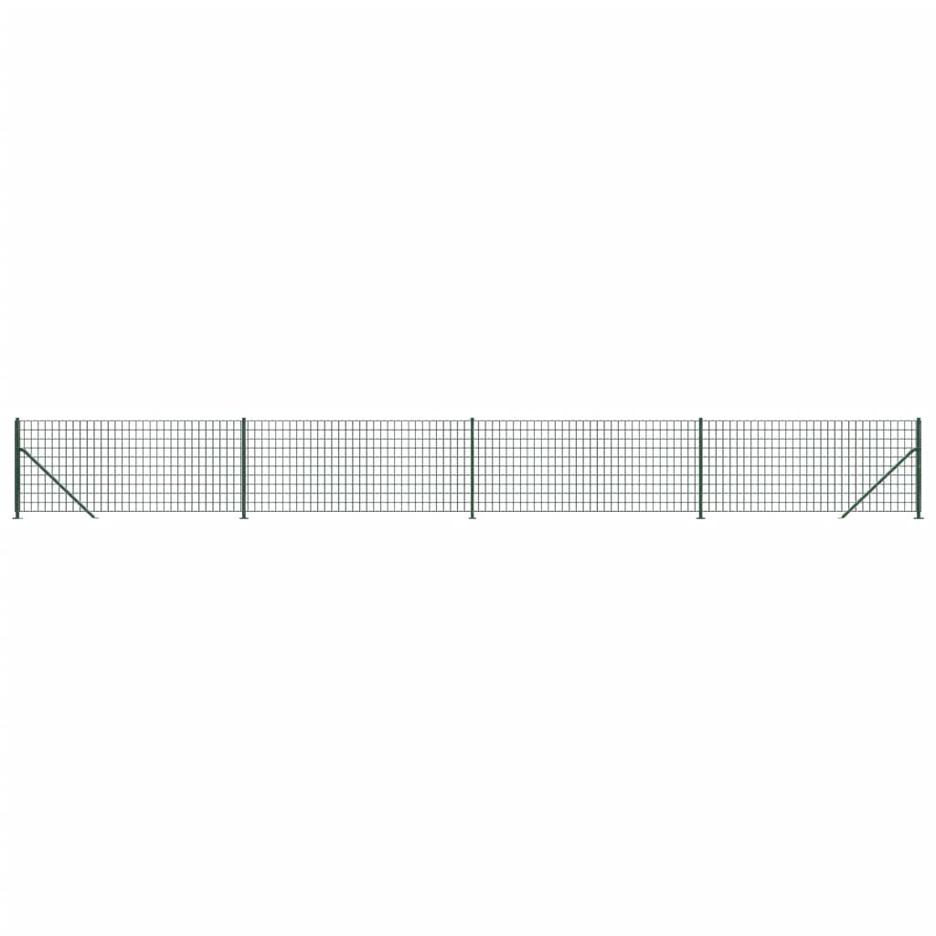 Cerca De Alambre Con Brida Verde 1x10 M / Vetonek_2