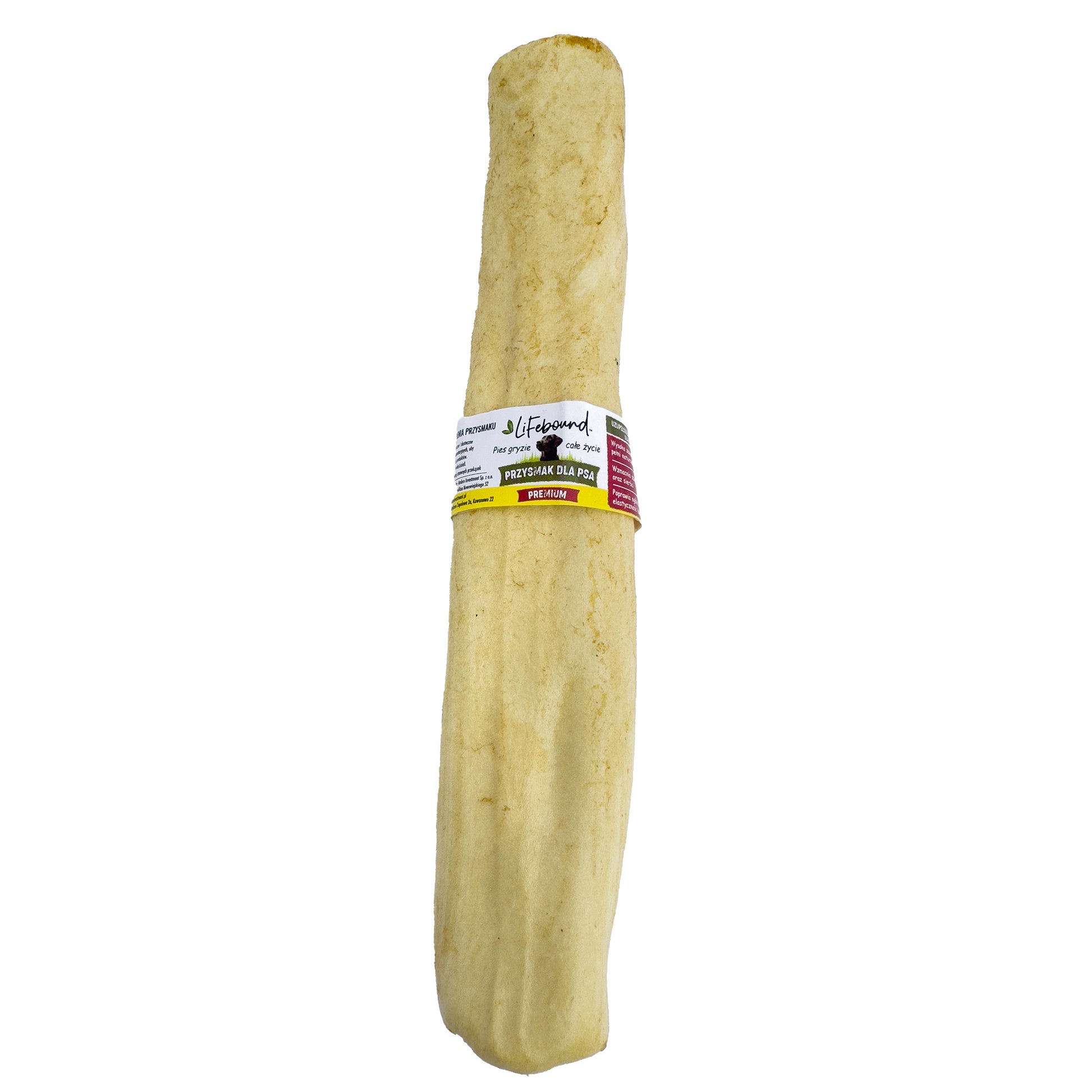 Lifebound - Hueso Masticable Natural Para Perros De Cuero De Ternera En Rollo Sabor Queso - 10 Piezas XXL_0