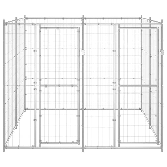 Perrera De Exterior De Acero Galvanizado 4,84 M²_0