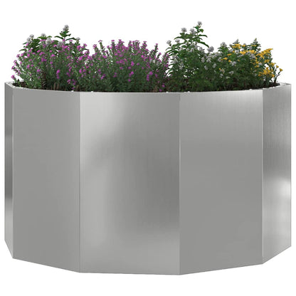Jardinera Plateado 90 X 90 X 50 Cm Acero Galvanizado_2
