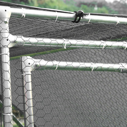 Pawhut Gallinero De Exterior 280x193,5x195 Cm Estructura De Metal Galvanizado_4