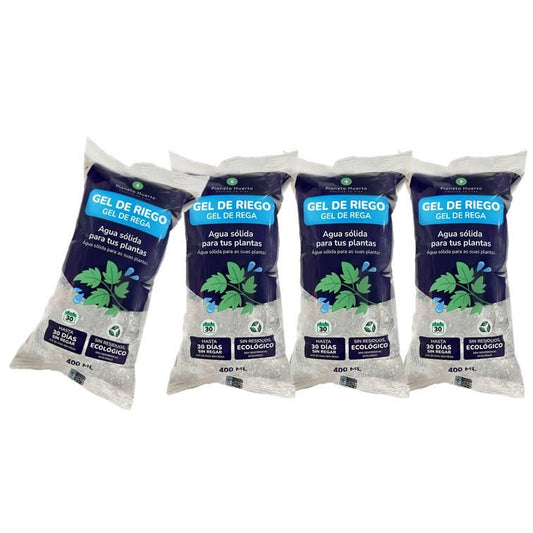 Embalagem de 4 Gel de Irrigação Planeta Huerto 400 ml