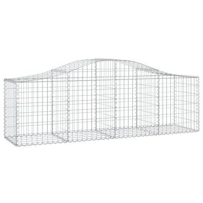 Cestas De Gaviones 30 Uds Forma De Arco Hierro 200x50x60/80 Cm_2