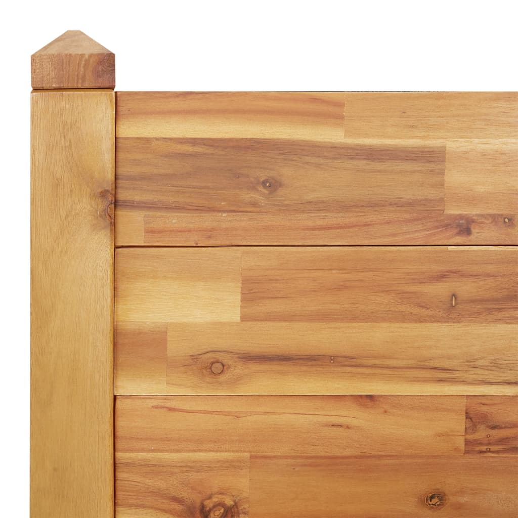 Jardinera Arriate Madera Maciza Acacia 160x60x84 Cm_4