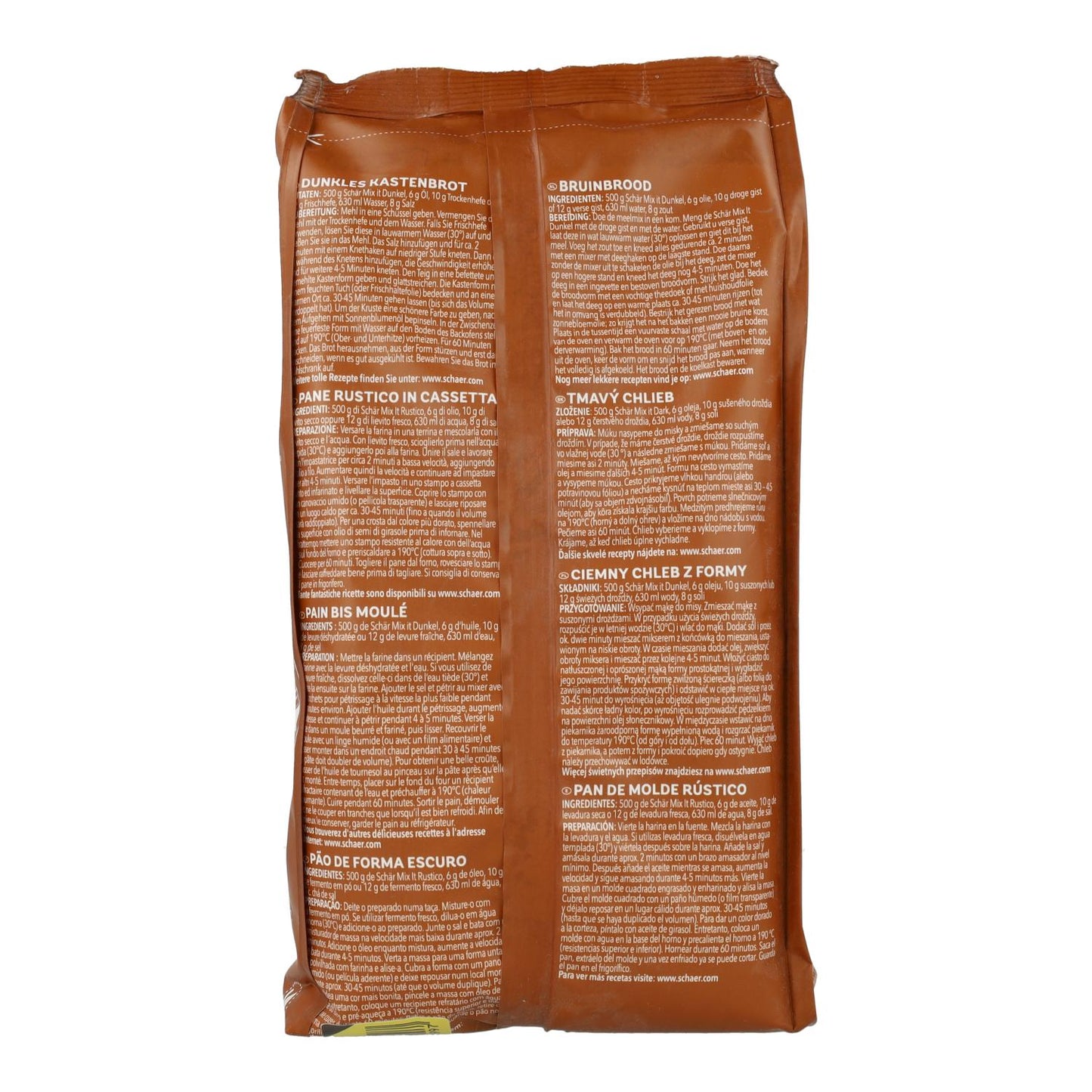 Mistura para pão rústica Dunkel Dr.Schar 1 kg