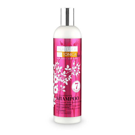 Champô para cabelos fracos e danificados 7 benefícios Natura Estónica 400 ml