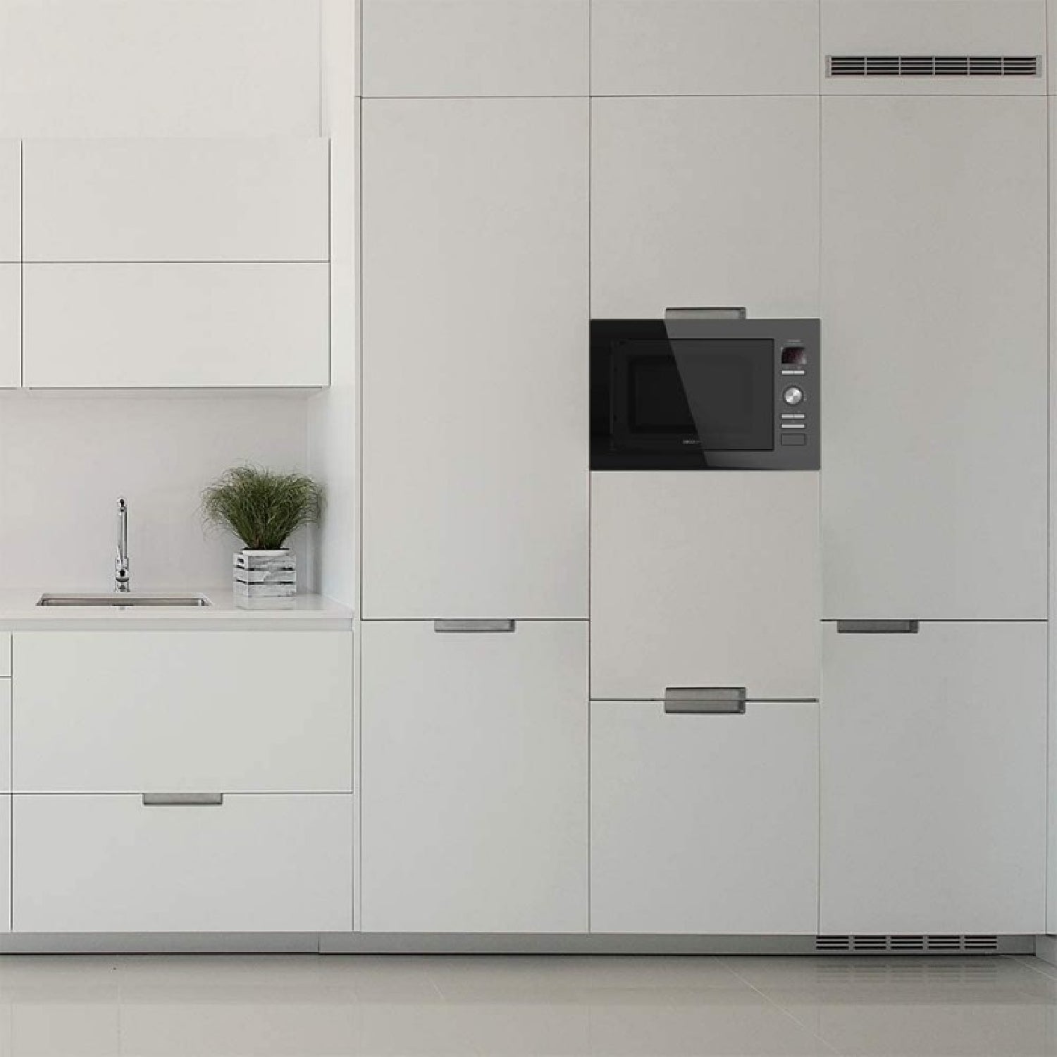 Microondas Encastrable Digital Grandheat 2590 Built-in Black. 900 W, Integrable, 25 Litros, Táctil, Grill 1000 W, 8 Funciones Preconfiguradas, Tempo_2