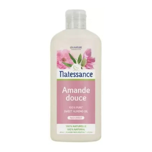 Óleo de amêndoas doces 100% puro, Natessance, 250 ml