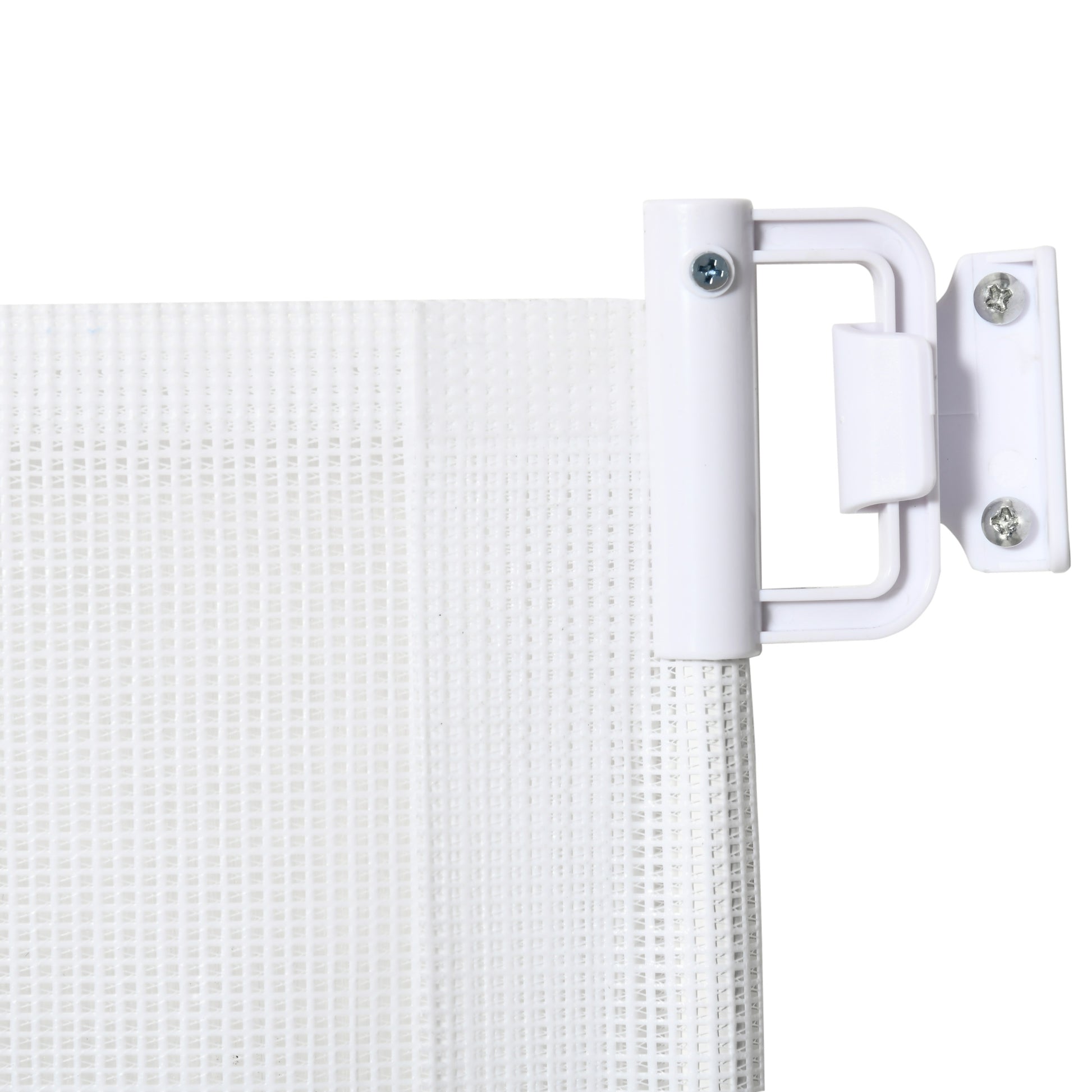 Pawhut Barrera Para Perros Retráctil Con Ancho Ajustable 5,5-115 Cm Blanco_3