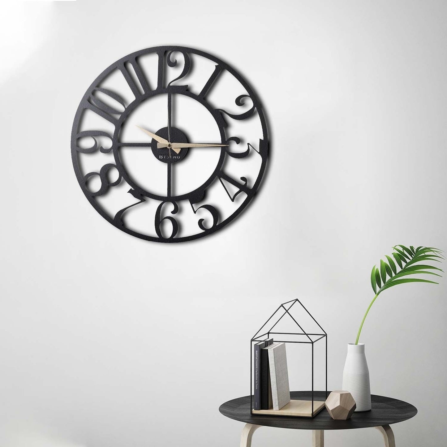 Reloj De Pared Metal Estilo Sencillo 50x50_1
