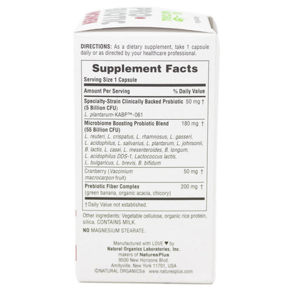 Probiótico Gi Natural Woman Nature's Plus 30 cápsulas