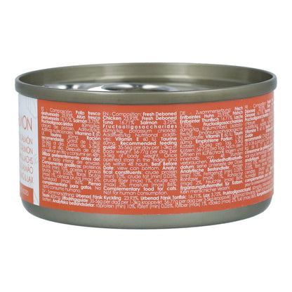 Kit Cat Can Toppers - Frango e Salmão 80g Ração húmida para gatos em gelatina