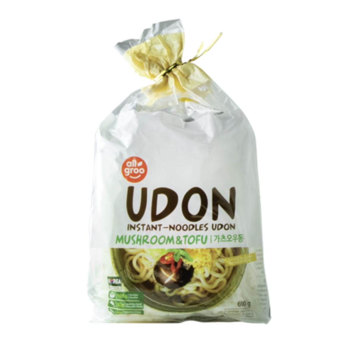 Noodles Udon, Tofu e Cogumelos Allgroo 690 g