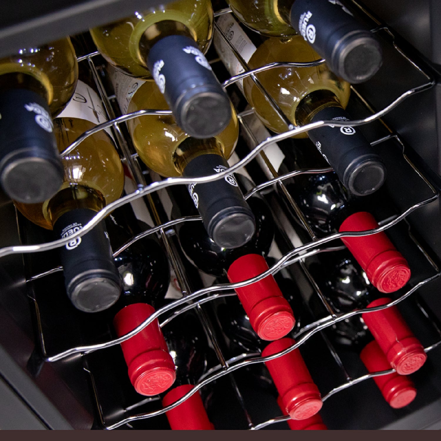 Vinoteca 15 Botellas Bolero Grandsommelier 1530 Coolcrystal, Enfriamiento Termoeléctrico, Temperatura Regulable Entre 5-18ºc, Control Táctil, Displa_3