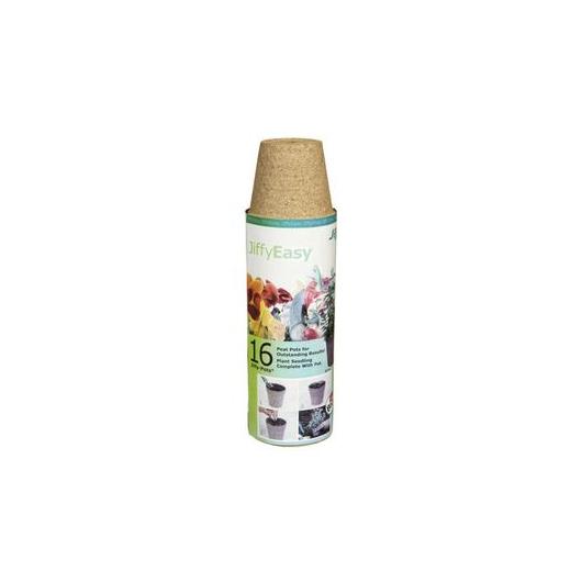 Pack 16 Macetas de turba jiffy Grandes