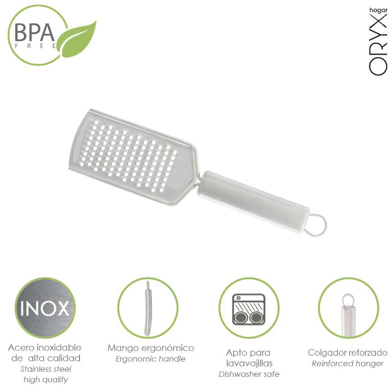 Rallador Acero Inoxidable 6 X 23 (alt.) Cm._0