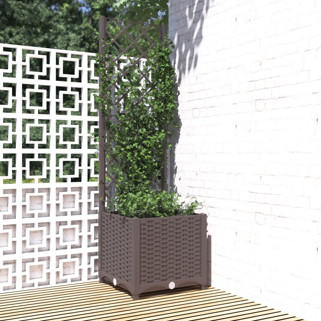 Jardín Marrón 40 X 40 X 136 Cm_1
