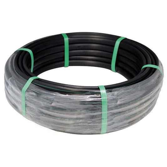 Tubo preto com gotejadores integrados 16 mm Planeta Huerto 25 m