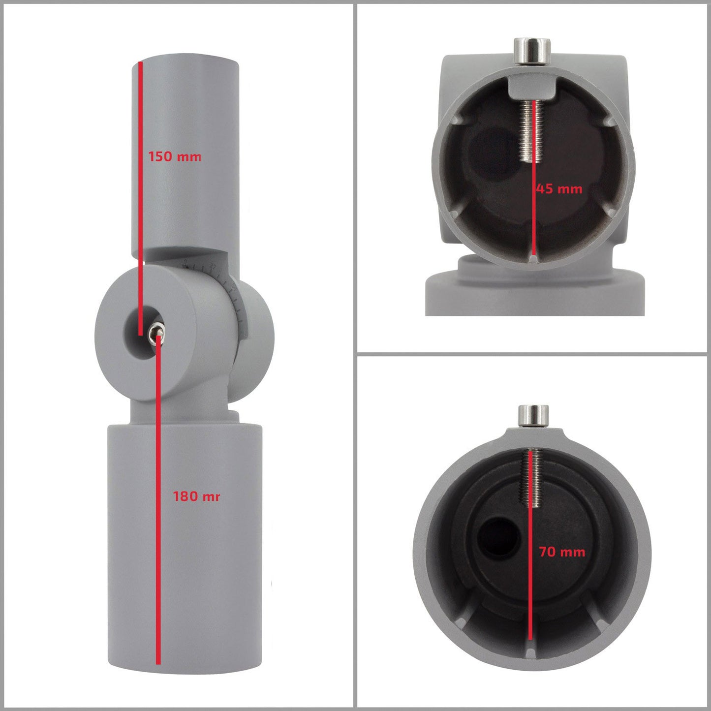 Street Led Conector Direccionable Para Farolas Ø60 Mm_2