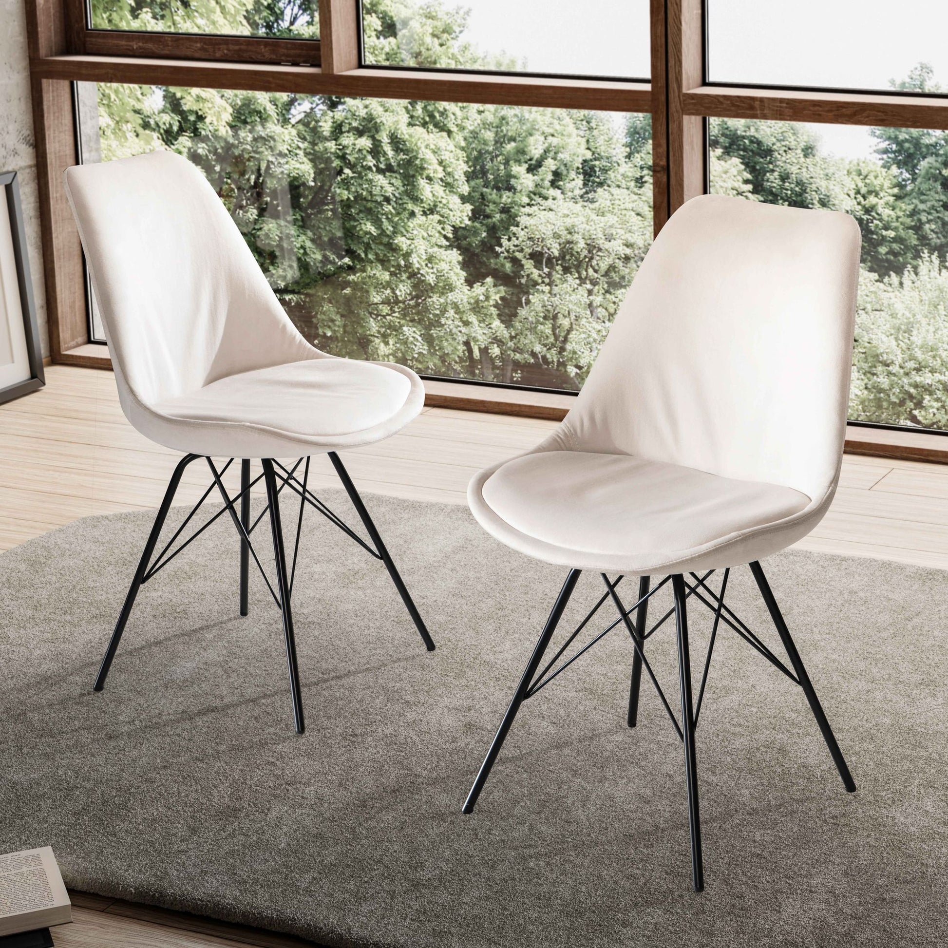 Silla De Comedor Ergonómica Y Resistente, Modelo Wl6.991_1