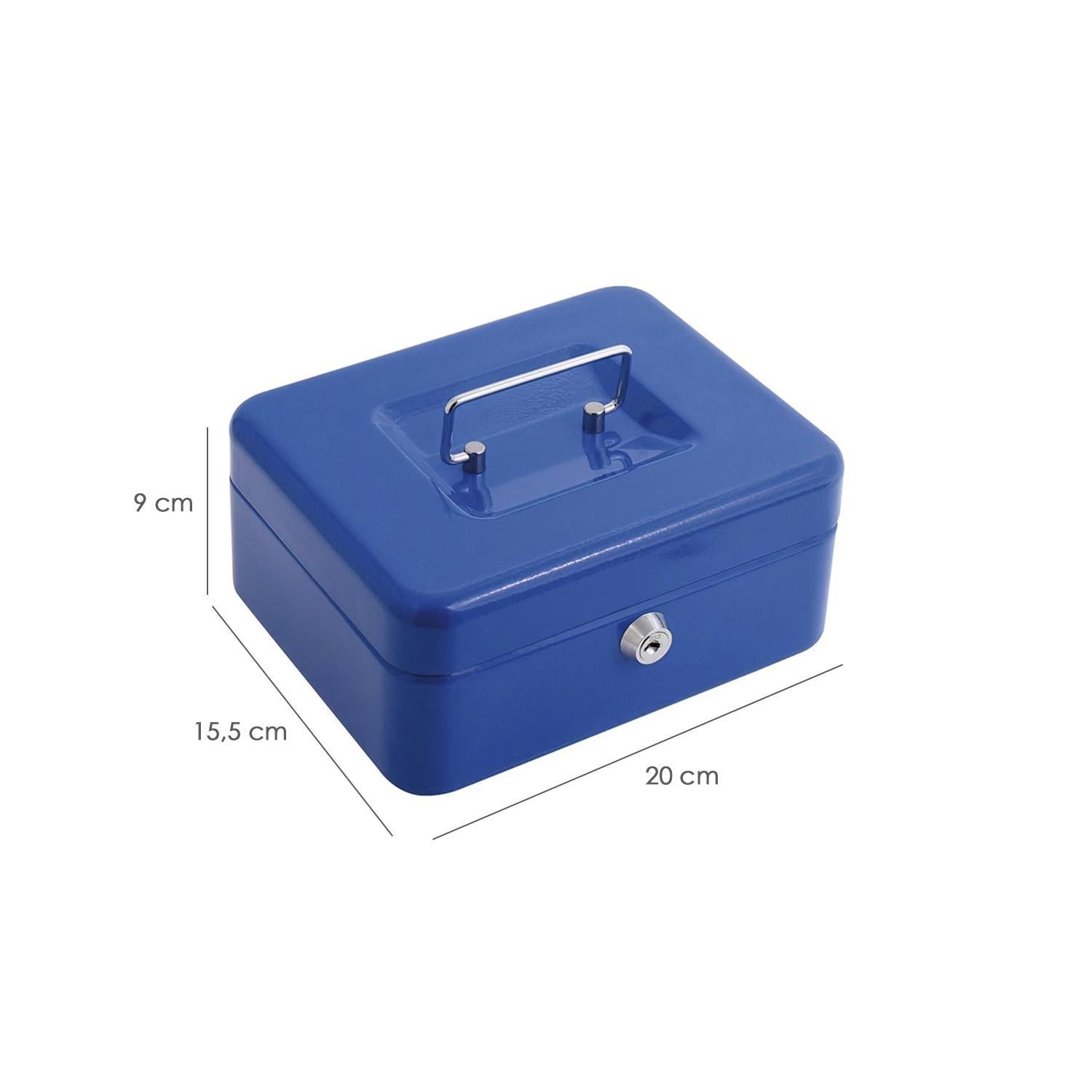 Caja Caudales Wolfpack  Pintada Nº 2   200x155 Mm. Con Bandeja Interior