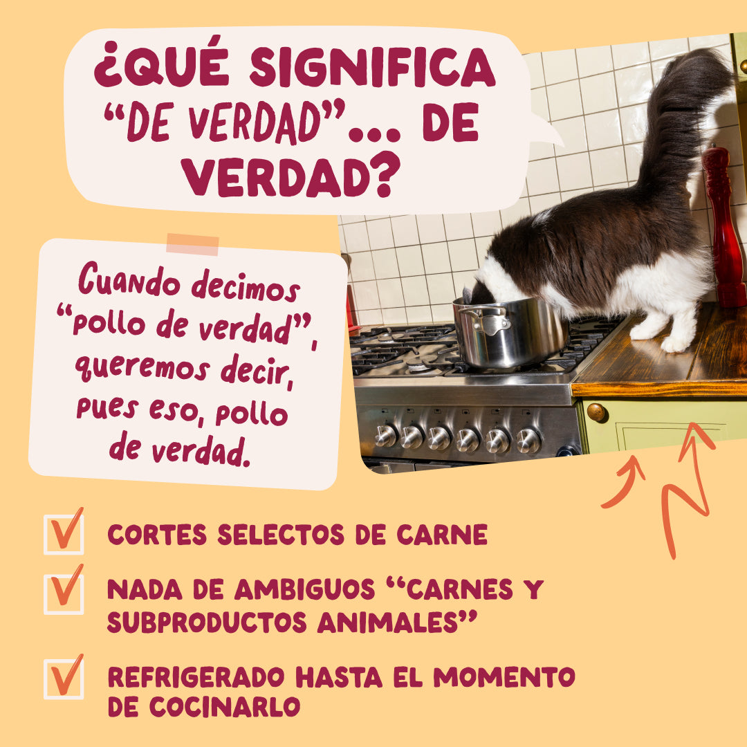 Sobres de comida húmeda Pollo en Salsa para Gatos Adultos | Edgard & Cooper 85 g