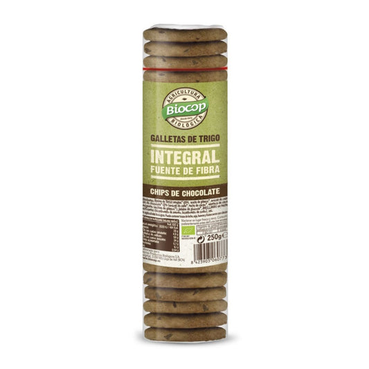 Biocop Bolachas integrais com pepitas de chocolate 250 g