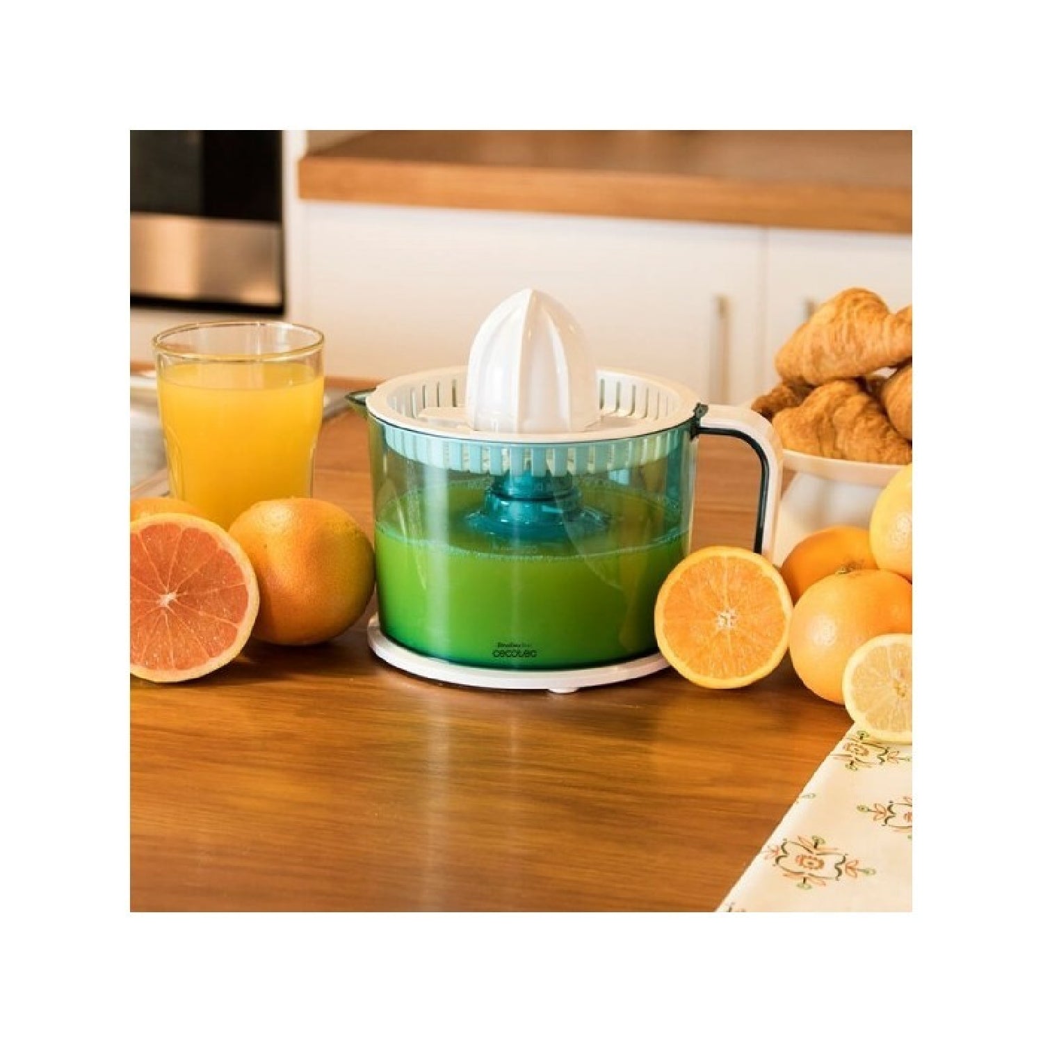 Exprimidor Naranjas Eléctrico Zitruseasy Basic. 40 W, Tambor De 1 Litro Bpa Free, Doble Sentido De Giro, Doble Cono, Cubierta Antipolvo, Color Azul/_4