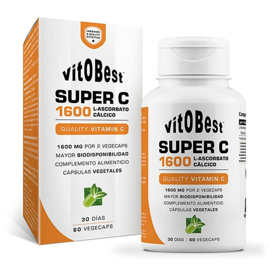 Super C 1600mg - 60 Cápsulas - Vitamina C - Vitobest_0